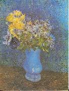 Vincent Van Gogh Vase of lilacs oil on canvas